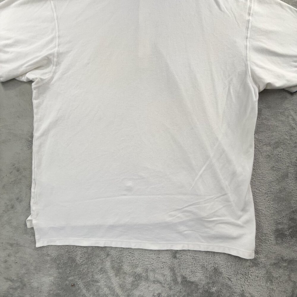 Vintage Nike Polo Shirt Mens XL White Patch Swoosh Tennis Court Golf 90s Y2K - Picture 8 of 15